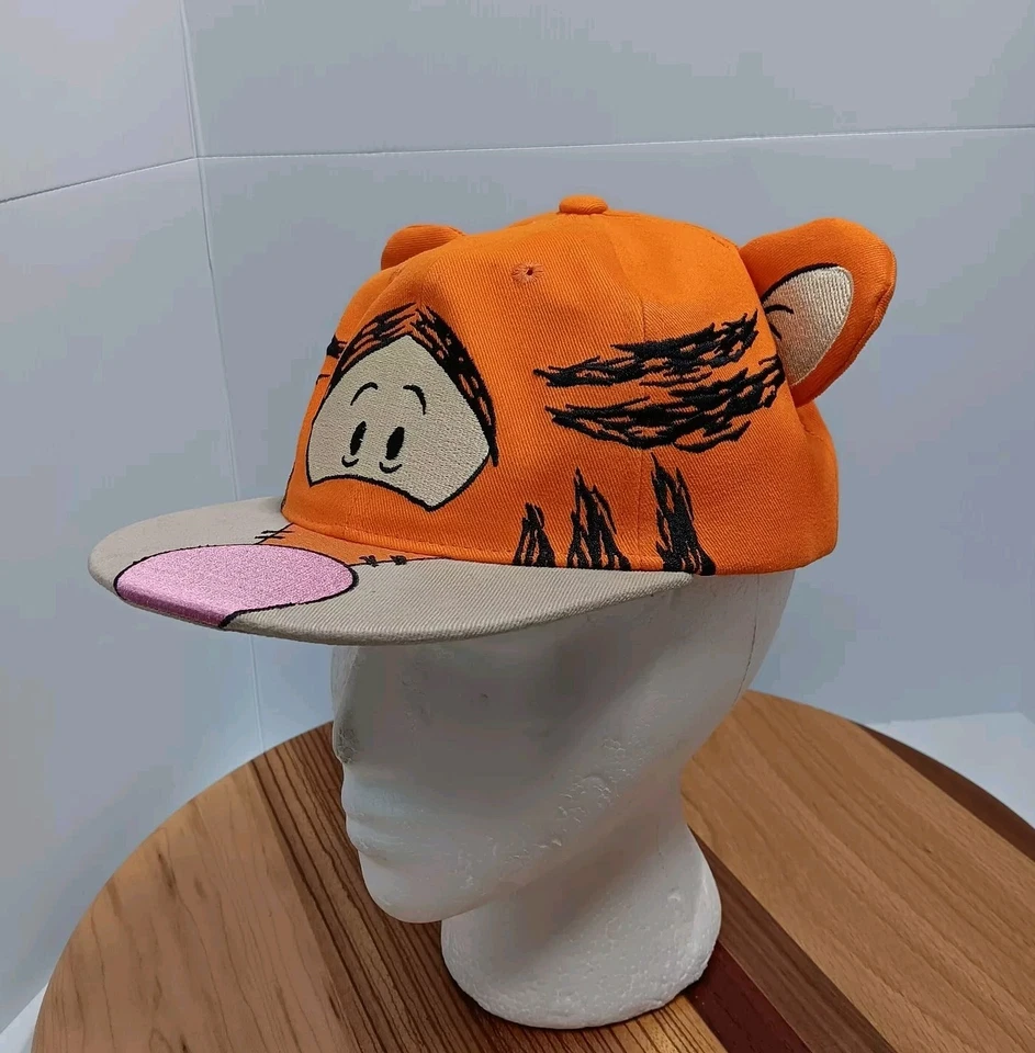 Antigo Chapéu Disney Pateta Anos 90 Co. Tigre Winnie The Pooh Criança Pequeno Adulto Novo em folha - Imagem 2 de 4