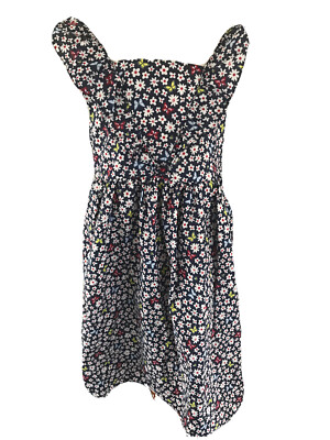 Penelope Mack Kleid 8 Jahre Kleidchen 128 Sommer Millefleurs Blumen Blau *K