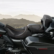 Driver Passenger Seat Razor Backrest Fit For Harley Electra Street Glide 14-23