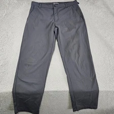 VRST Pants Mens Size 35x29 Gray Commuter Chinos Performance Tech Flat Front