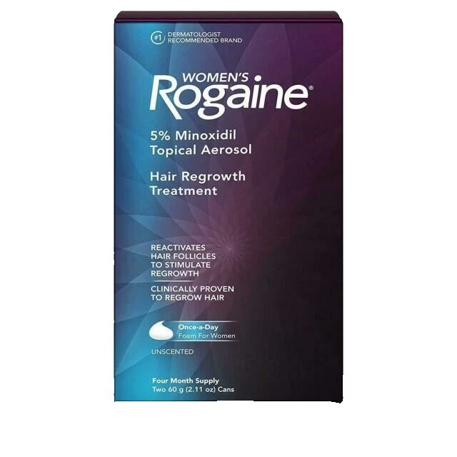 Promotores ROGAINE el crecimiento del cabello