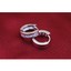 thumbnail 8 - 2Pcs Mens Women Crystal Stainless Steel Ear Hoop Stud Huggies Earrings Jewelry
