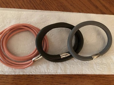 Endless Jewelry Bracelets-You Choose-Double Peach/Double Dark Green/Single Gray