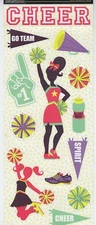 The Paper Studio~Stickabilities CHEER cardstock stickers~BN~ Quick Ship!