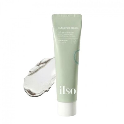 ILSO Clean Schlammcreme 100g, feuchtigkeitsspendend, beruhigend, koreanische Kosmetik, Beauty, Probe