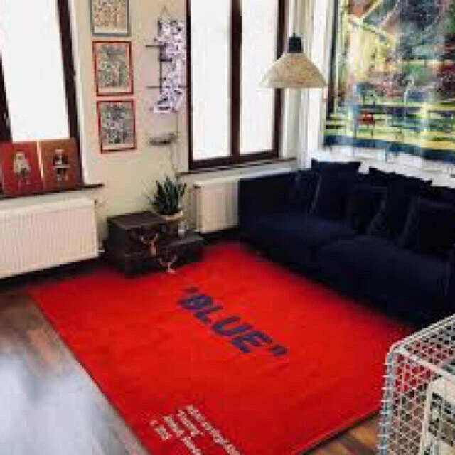 New BLUE IKEA x Virgil Abloh "BLUE" collaboration Rug