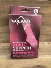 Image of Vulkan Advanced Elastic (AE) pink Ankle Support. Nano flextra. 4002: Large
