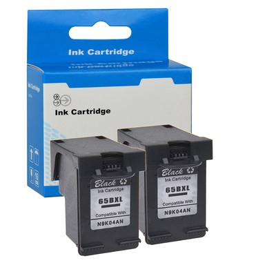 Compatible For HP 65XL 65 XL Deskjet 2652 3732 3752 Black ...