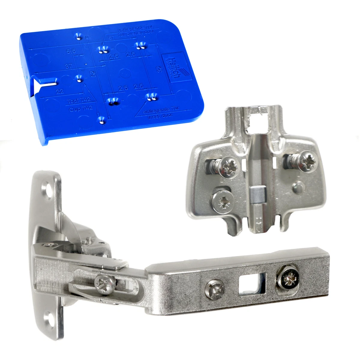 HETTICH Hinge Sensys 110 Soft Close Obsidian Plate 52 Cross, 57 OFF