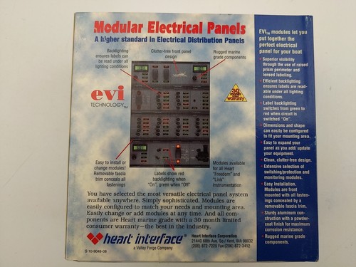Heart Interface EVI Modular Electrical Panel Sailboat Navigation Lights Display - Picture 5 of 7