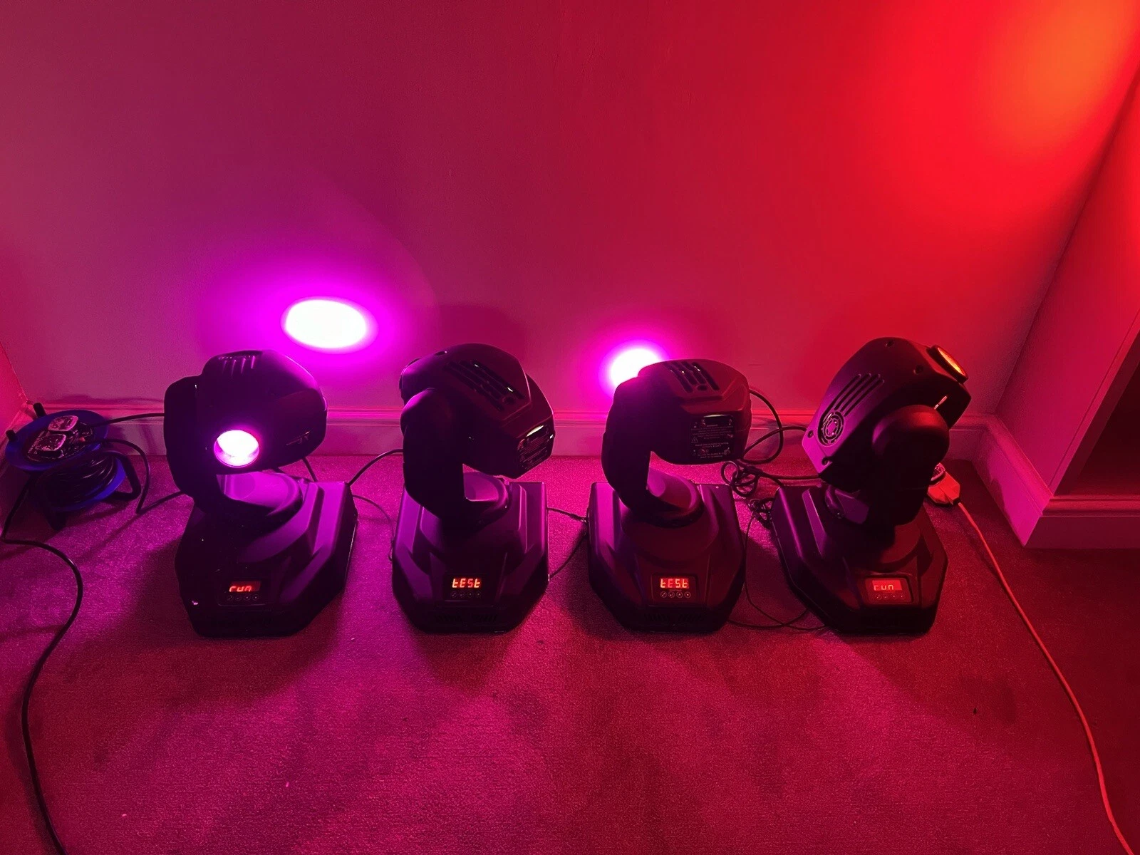 4x Robe 160XT Moving Head Light 150w Lamp DMX Black - Good Working Condition 3