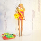 Vintage 1969 Mattel Talking PJ Doll, Hong Kong,Swimsuit, Coverup, Dress, Mute