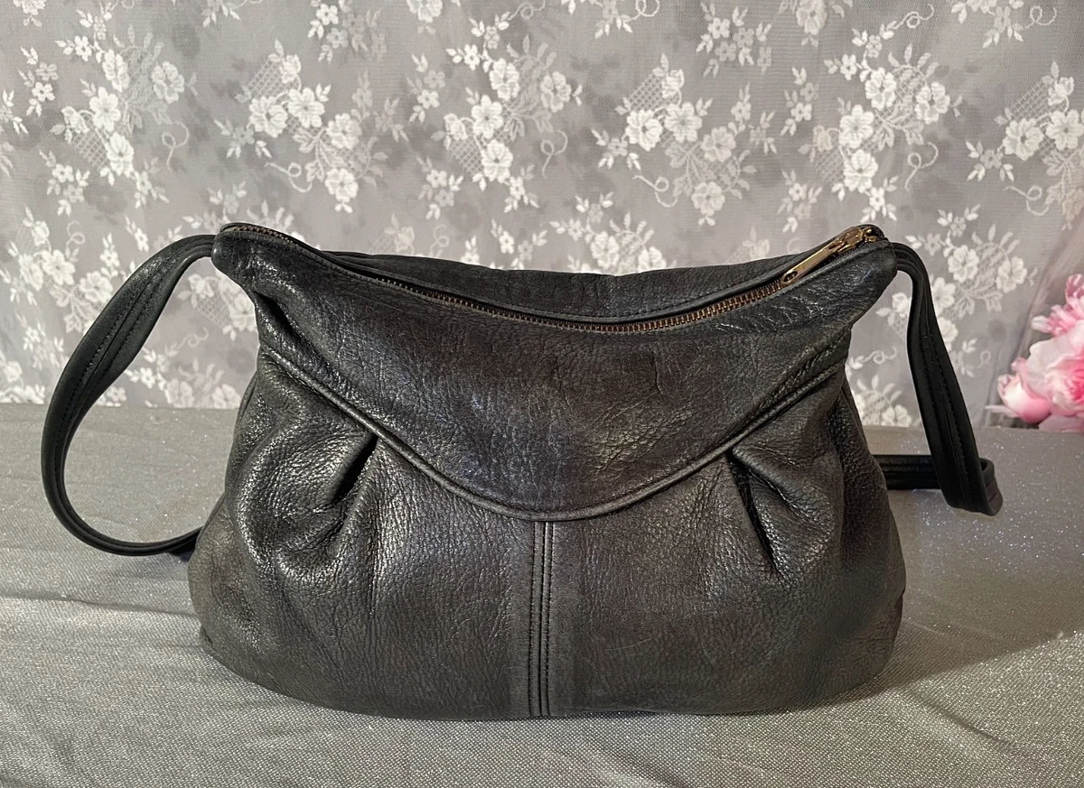 Leather Shoulder Bag Black Vintage Bags, Handbags & Cases for sale 