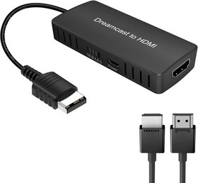 Dreamcast to HDMI Converter Supports 16:9/4:3 Switching, HD Link Cable for Se...