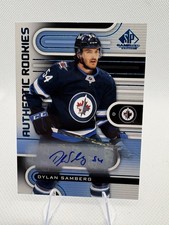 Upper Deck SP Game Used Dylan Samberg Authentic Rookies Autograph #188 Jets