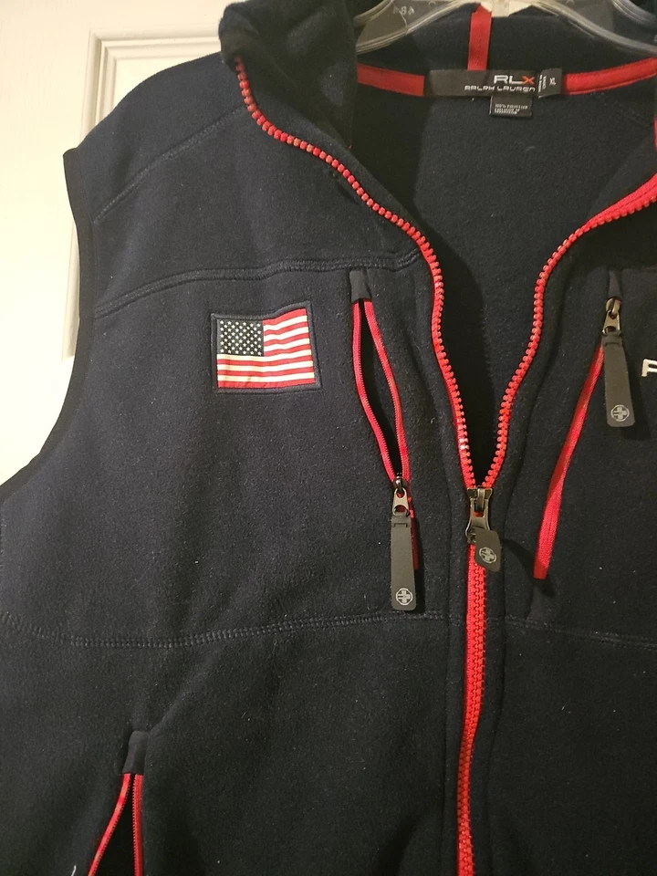 Chaleco RLX RALPH LAUREN - BANDERA Bordado Cremallera Polar XL Foto 4 de 4