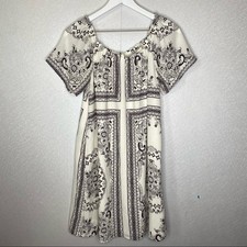 Maurices Paisley Off The Shoulder Midi Dress Size Medium