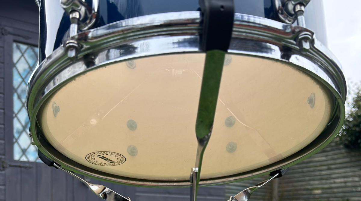 Tama Rockstar Tom 12"x 10'' 6-Lugs Undrilled Shell Midnight Blue photo 5