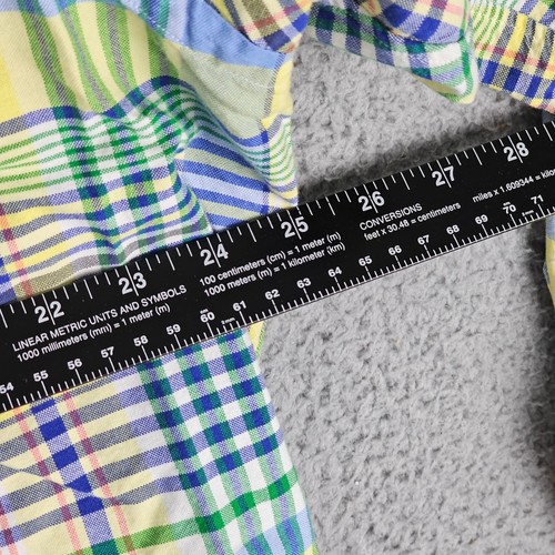 Ralph Lauren camicia uomo XL multi plaid carne pony logo manica lunga abbottonata - Foto 5 di 8