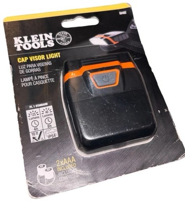 Klein Tools Kappe Visier LED Licht 56402 2X AAA enthalten UK Verkäufer kostenlose verfolgte PP