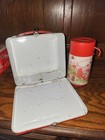 Strawberry Shortcake Metal Lunchbox and Thermos Vintage 1970s Red Collectible — photo 8