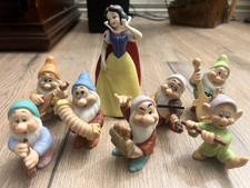 Rare Snow White And Seven Dwarfs figures 