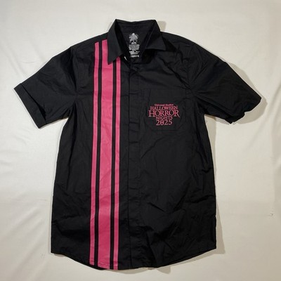 Universal Studios Halloween Horror Night 2025 Mel s Die-in Button-up Shirt Small