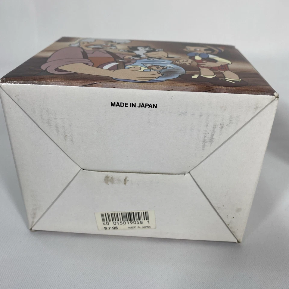 Tazza da tè caffè Walt Disney Pinocchio Geppetto 12 oz VINTAGE anni 90 in scatola usata in ottime condizioni - Immagine 3 di 4