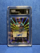 2024 Panini Donruss - Signature Series Jose Perdomo #SS-JP Laser (AU, RC)