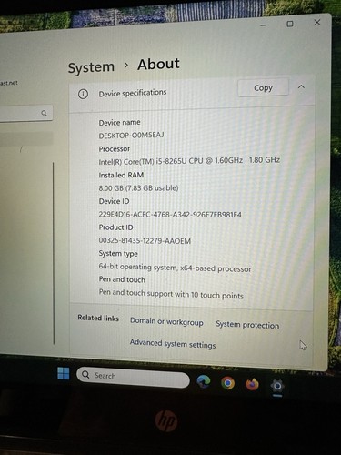 HP Pavilion x360 m 14M-dh0003dx Core i5-8265U 1.8GHz 8GB RAM 120GB SSD 15.6" - Picture 9 of 14