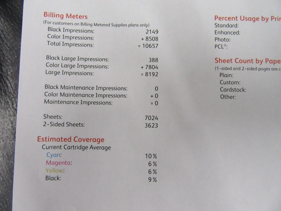 Xerox Phaser 7800GX Colour A3 A4 Printer, Very Low Count, Just 10K, WARRANTY - Image 4 of 4