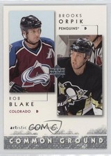 2002-03 Artistic Impressions Common Ground Brooks Orpik Rob Blake #CG11 HOF 00jz