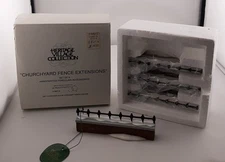 Department 56 Christmas "Churchyard Fence Extensions" (set of 4) Free Shipping