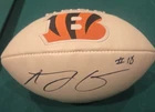 AJ Green signed CINCINNATI BENGALS LOGO FOOTBALL