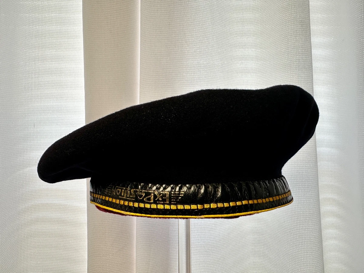 Leather Beret Vintage Hats for Women for sale | eBay