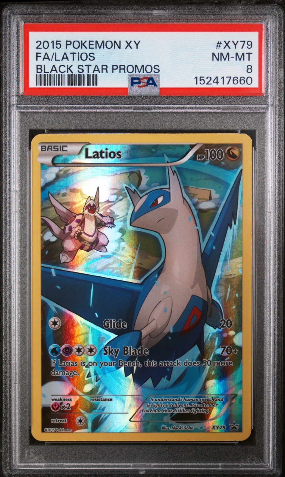 Latios XY79 Black Star Promo PSA 8 Pokemon TCG English