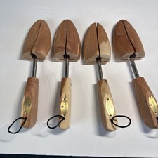 4 Nordstrom Unisex Adult Wooden Shoe Trees Size S/M Split Toes