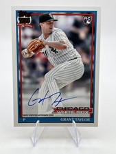 Grant Taylor 75th Anniversary Rookie Auto - 2026 Topps Series 1 - White Sox