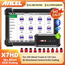 Ancel X7hd Heavy Duty Truck Diagnostic Tool All System Dpf Abs Ecu Reset Scanner Ancel X7hd Heavy Duty Truck Diagnostic Tool All System Dpf Abs Ecu Reset Scanner
