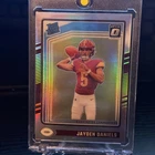 Jayden Daniels 2024 Donruss Rated Rookie Optic Holo Silver #248