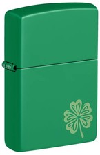 ZIPPO - BENZIN - FEUERZEUG - LUCKY CLOVER DESIGN 60007544 - NEU!