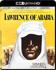 Lawrence of Arabia New 4K UHD Blu-ray Ltd Ed, With Blu-Ray, 4K Mastering, Bo