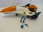 1987 GI JOE Battle Force 2000 Vector Jet w/ Pilot Maverick BOTH COMPLETE