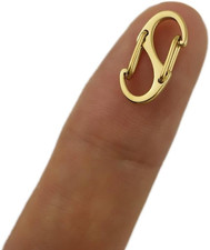 3-Piece Gold Double Lobster Clasp Extender for Necklaces and Bracelets