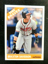 2015 Topps Heritage Minors, Rome Braves - BRAXTON DAVIDSON