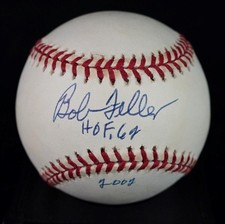 Bob Feller Signed Inscribed 