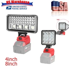 4/7' Wireless LED Work Light for Milwaukee M18 18V Battery Cordless Outdoor Lamp