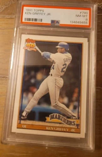 1991 Topps Ken Griffey Jr. #790  PSA 8