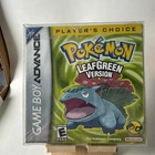 Game Boy Advance Pokemon Leaf green Version Players Choice Factory Sealed✨
