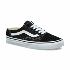Vans Old Skool Mule Black Skate Sneakers Shoes Slip-On VN0A3MUS6BT Size US 4-13